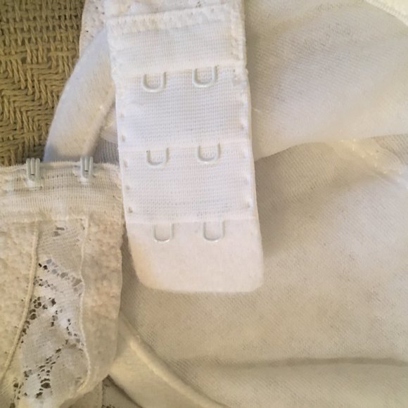 Maidenform White Lace Lightly Lined Demi Bra - New - Picture 6 of 7